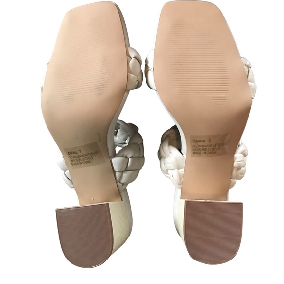 NWT. Yellow Box Ceana Bone slip on heels Would be great for Spring & Summer! 🌸 - Picture 4 of 9